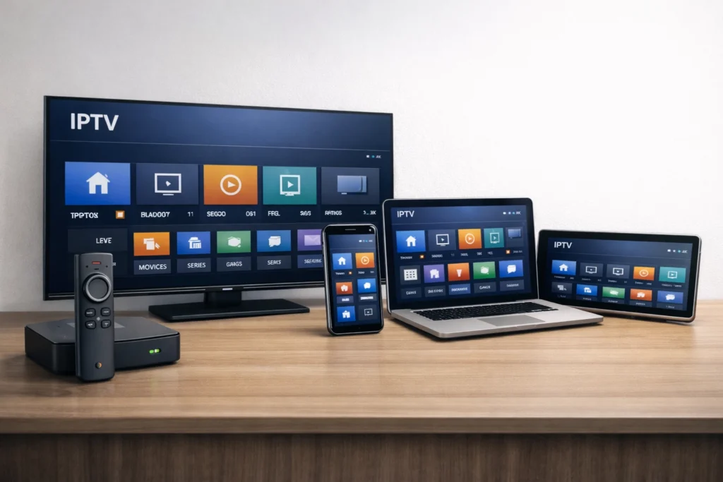 IPTV Geräte Übersicht – Smart TV, Fire TV Stick, Smartphone, Tablet und Laptop