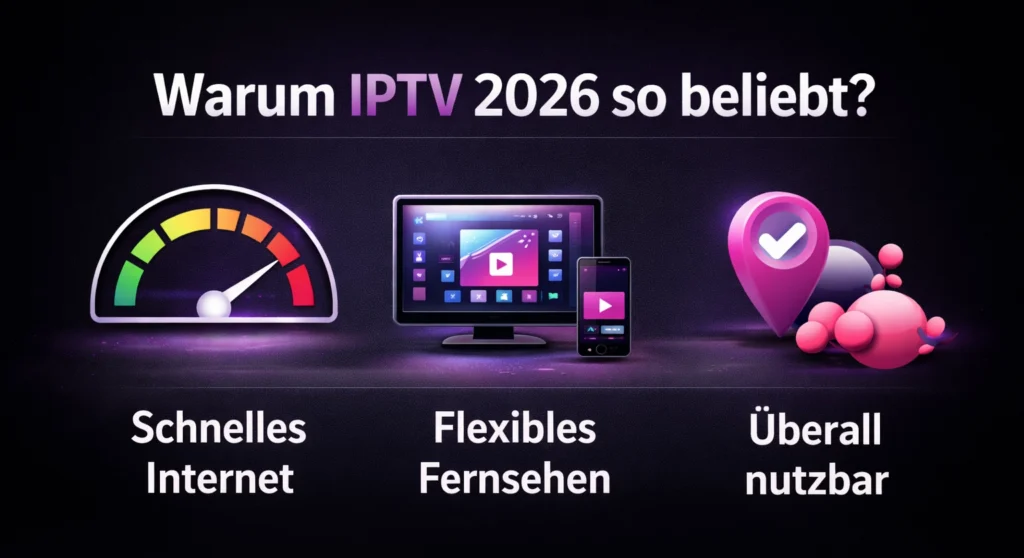 Warum IPTV 2026 so beliebt ist – schnelles Internet, flexibles Fernsehen und überall nutzbar