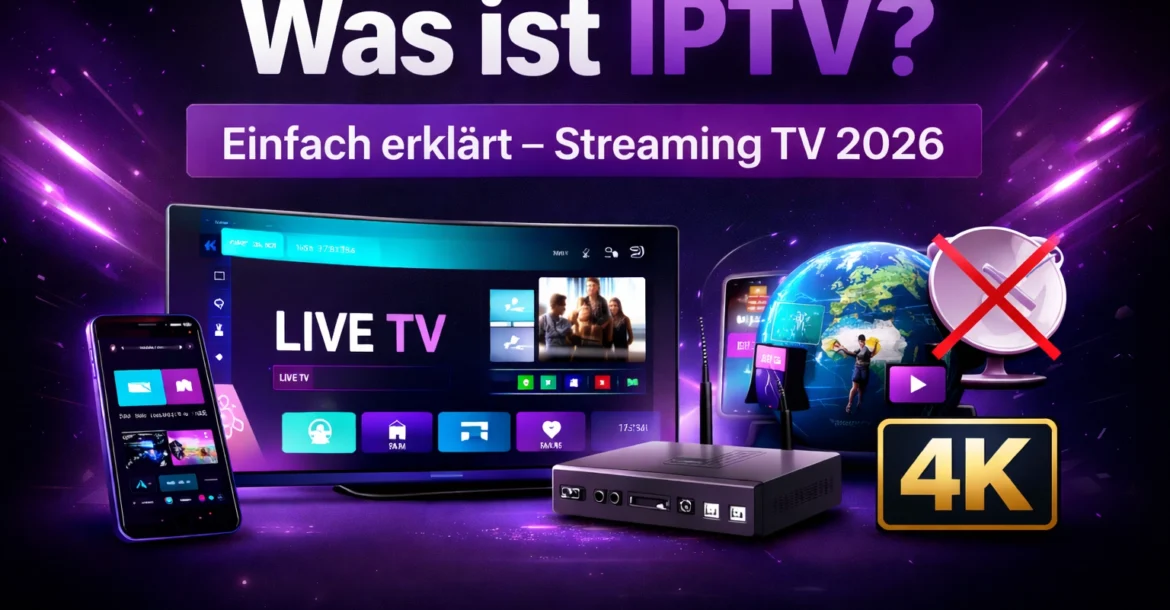 Was ist IPTV? Streaming TV einfach erklärt mit Smart TV, Smartphone und IPTV-Box