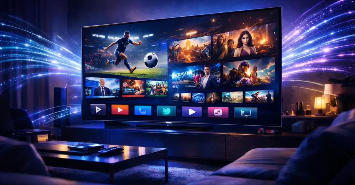 IPTV und Streaming wachsen zu einer hybriden Fernsehwelt auf dem Smart-TV zusammen