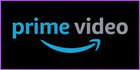 Amazon Prime Video Logo mit dem typischen blauen Pfeil für Video-on-Demand über IPTV.
