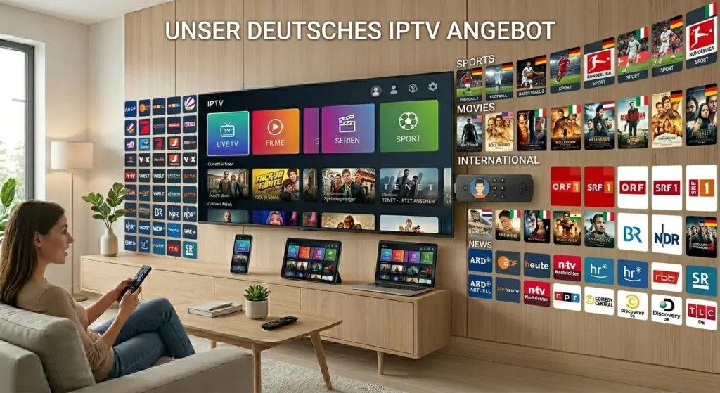 IPTV 10000 Sender HD 4K internationale Kanäle