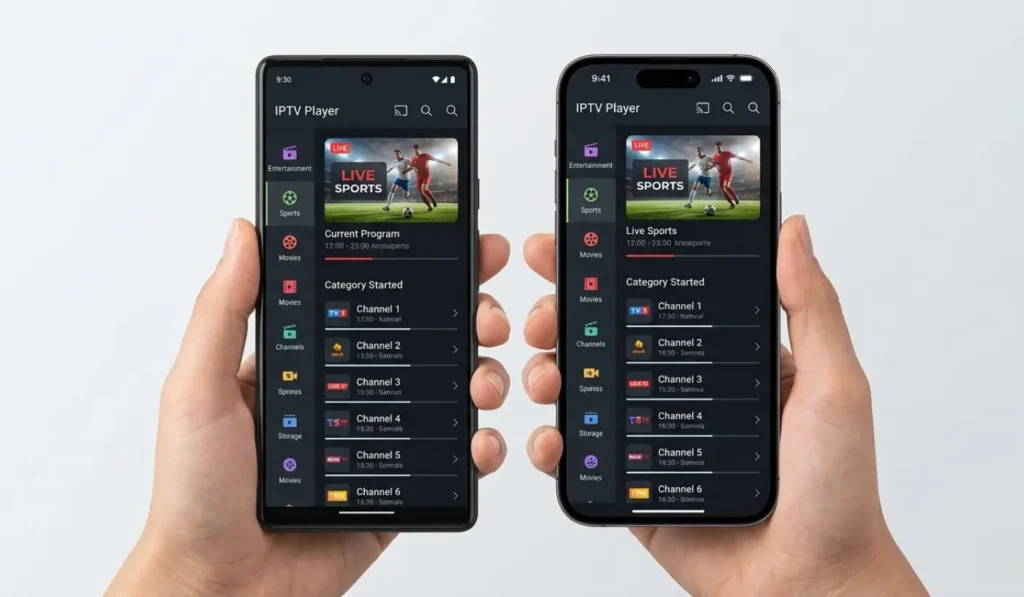 IPTV auf Android und iOS einrichten – IPTV App auf Smartphone und iPhone