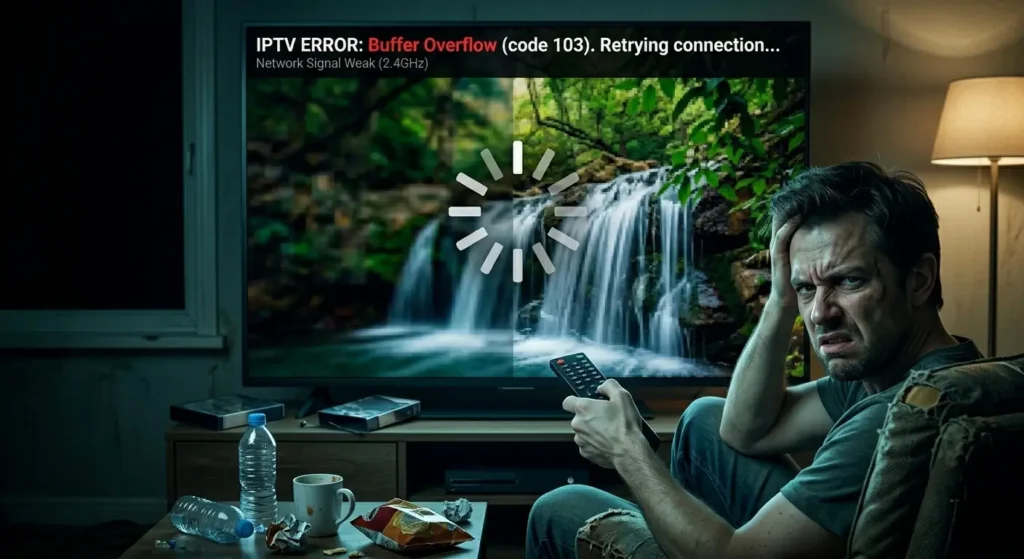 IPTV buffering problem schlechter Anbieter Streaming Fehler