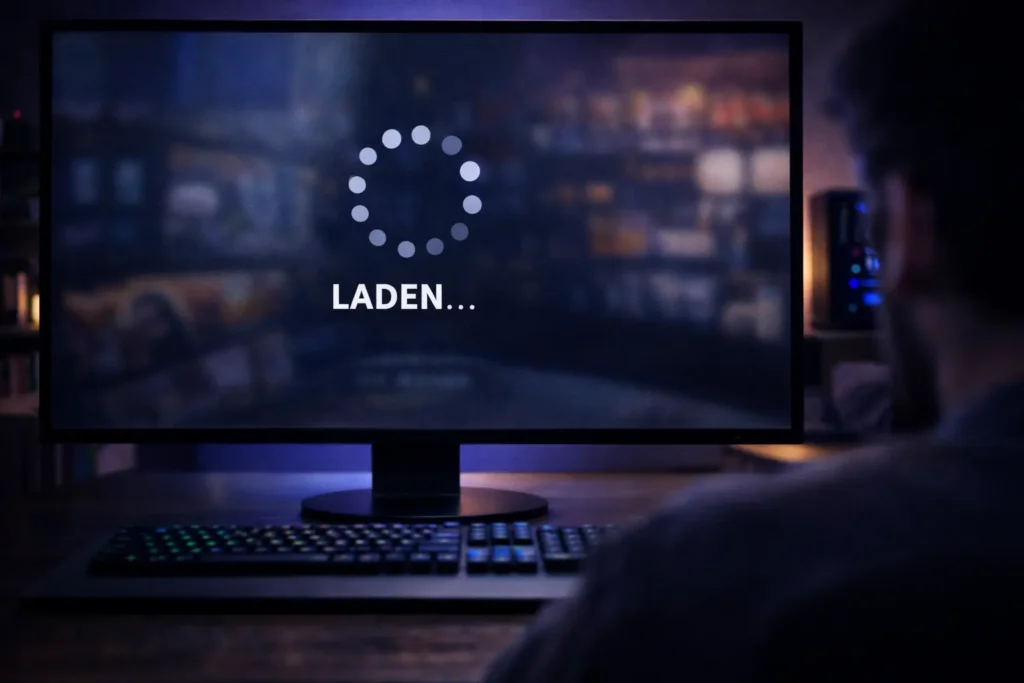 IPTV Buffering Problem Ladebildschirm Windows