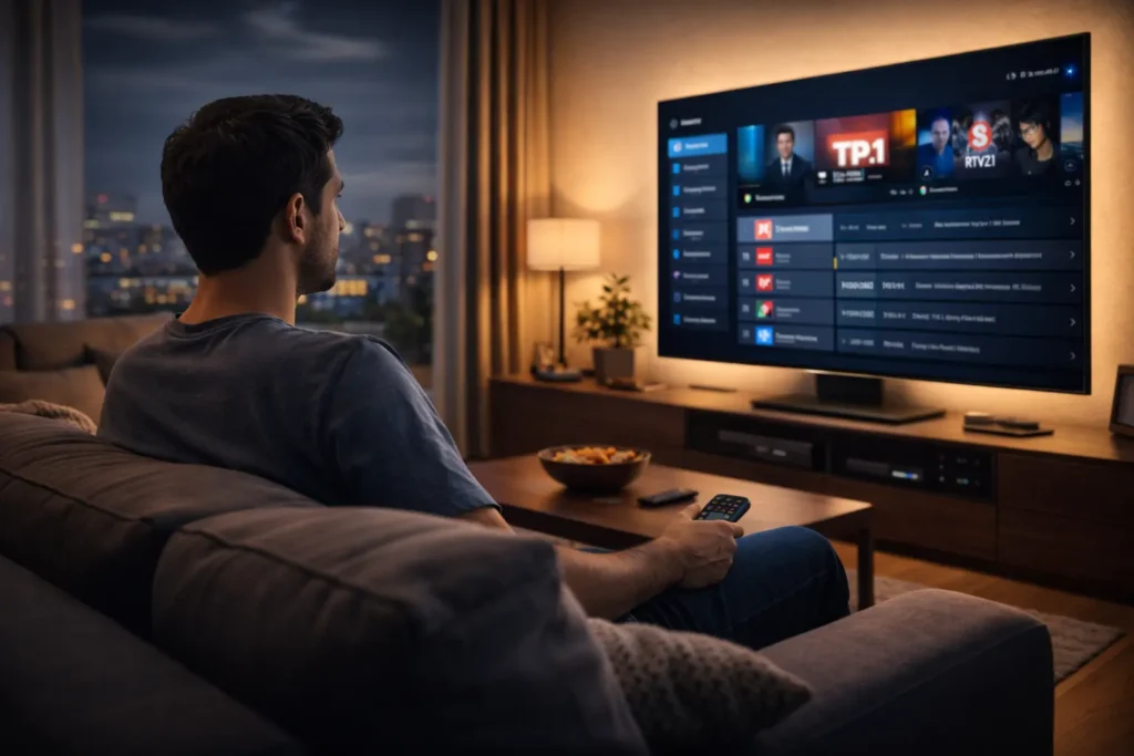 Albaner in Deutschland schaut IPTV