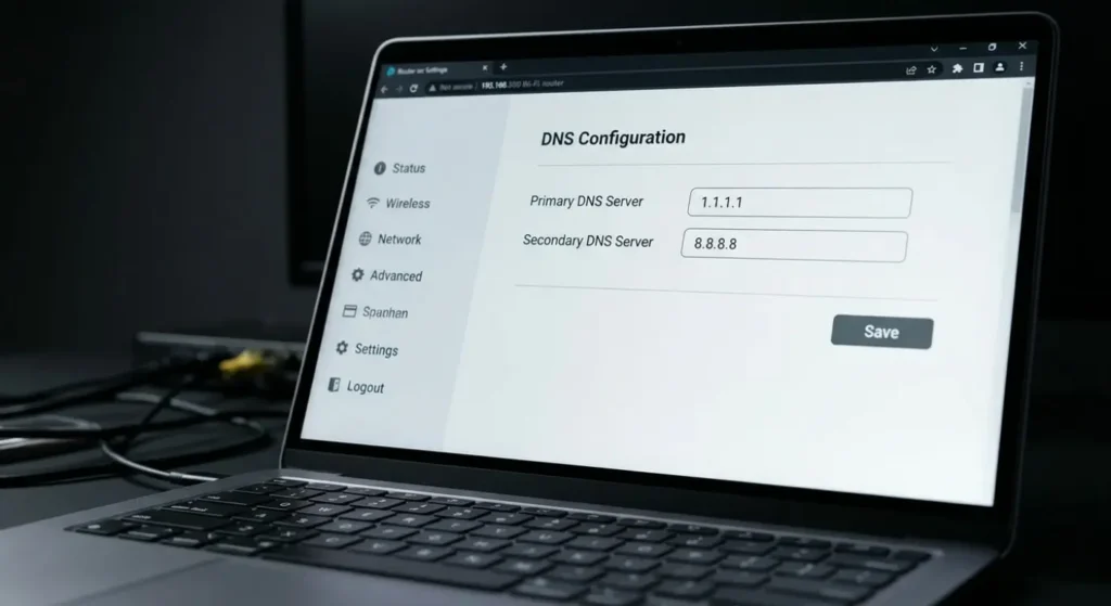 DNS Einstellungen mit Cloudflare und Google zur Verbesserung von IPTV