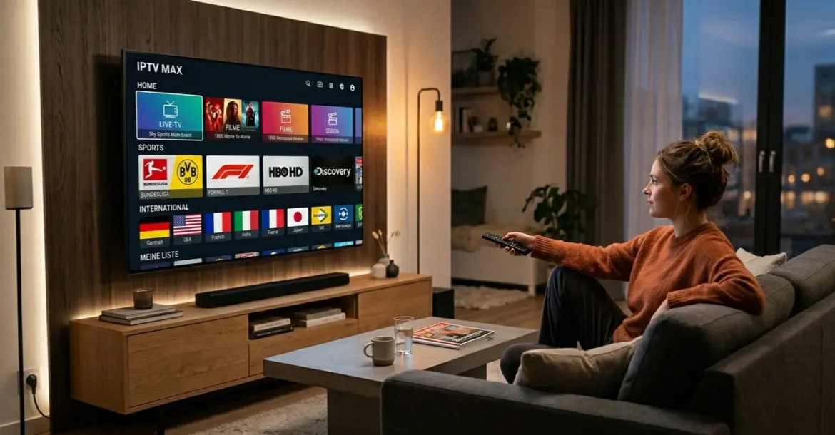 IPTV kaufen auf Smart TV mit 4K Streaming und tausenden Sendern