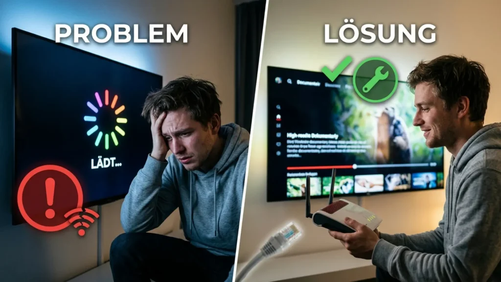 IPTV Probleme lösen – buffering, Ladefehler und Verbindungsprobleme beim Streaming auf Smart TV
