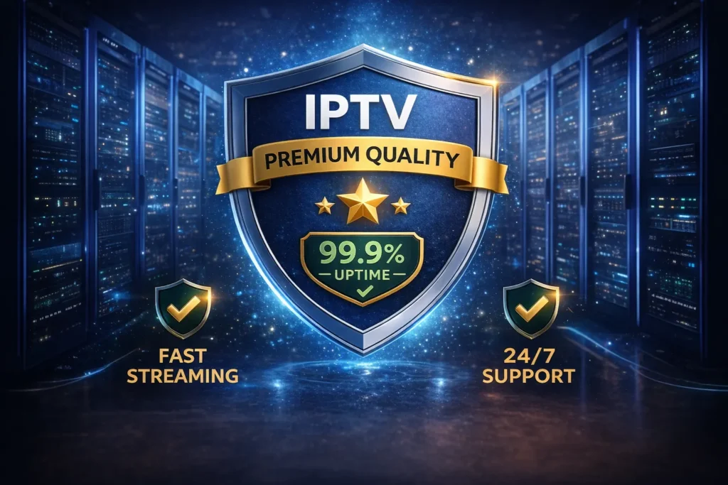 IPTV Server Qualität 99 uptime schnelle streaming server