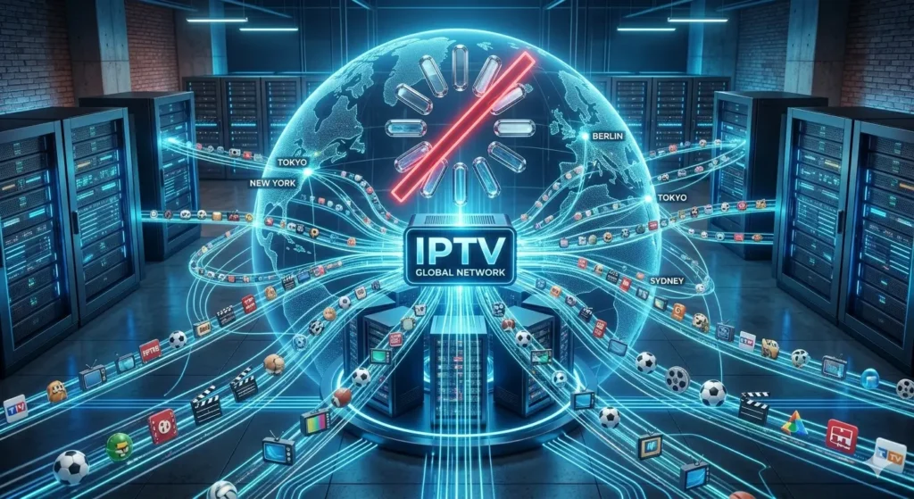 IPTV Server Stabilität ohne Buffering mit schneller Datenübertragung