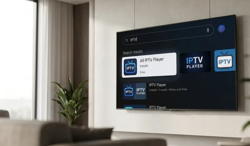 IPTV Smart TV einrichten – Google Play Store App-Installation auf Android Smart TV