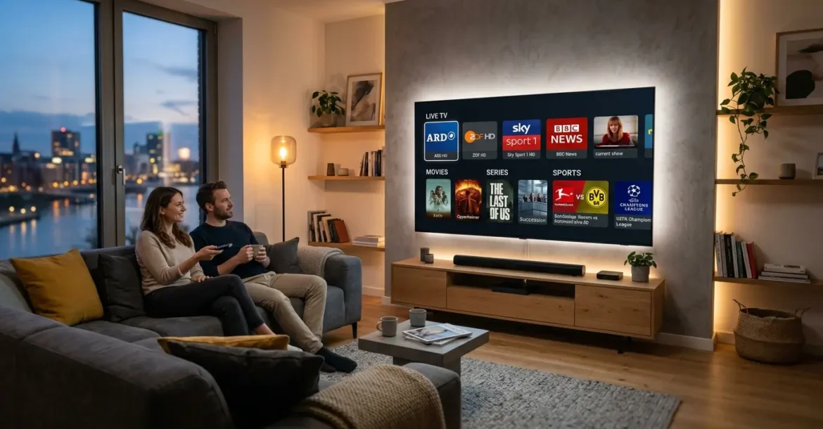 IPTV Smarters App auf Smart TV mit Live TV Filmen und Sport in 4K in Deutschland