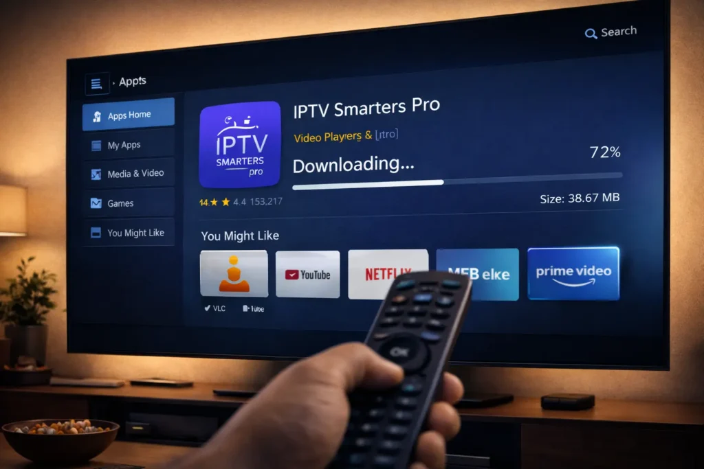 IPTV Smarters Installation Smart TV
