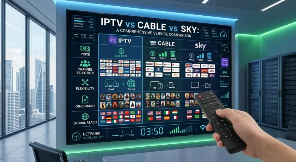 IPTV vs Sky vs Kabel Vergleich Preise Sender Übersicht