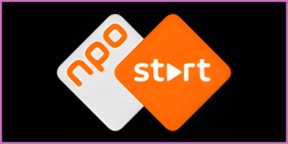 NPO Start Logo für den Zugriff auf niederländische Sender und Mediatheken über IPTV.