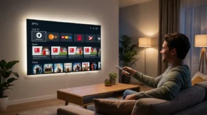 Setting IPTV – Moderne Wohnzimmer-Einrichtung mit IPTV auf Smart TV in Deutschland