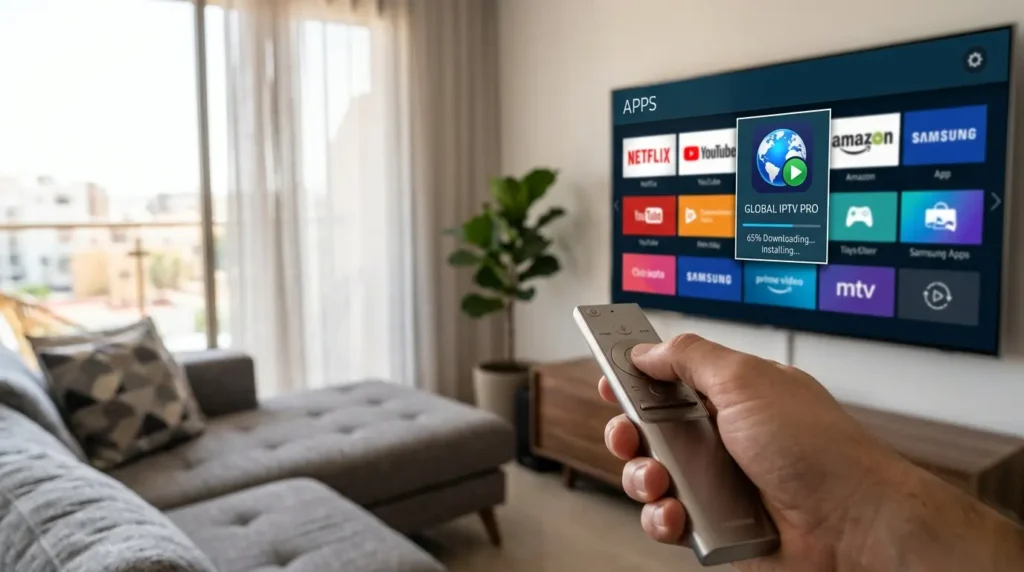 SS IPTV App auf Samsung Smart TV installieren